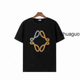 Alphabet lowewe loeweitys Sleeve Designer Shirt Print T Clothing Tshirt Short loeweshirt Mens Men With Casual Trend Top Quality Top Summer Loewees Street G5CG XVM5