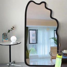 Full Body Decorative Mirror Aesthetic Bedroom Vanity Large Bathroom Mirror Irregular Specchio Living Room Decorations YY50JZ