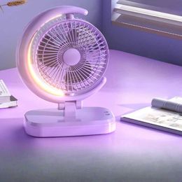 Fans Fans New Portable Desktop Fan Air Conditioner Household Small Air Cooler Portable Air Adjustment For Office 6 Speed USB Electric Fan WX5.28