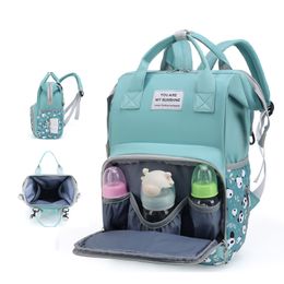 Baby Diaper Bag Backpacks Waterproof Animal Prints Panda Mummy Maternity Backpack Nappy Changing Baby Nursing Bags for Mom