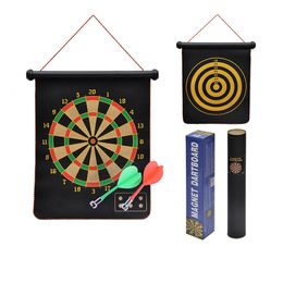 Magnetic Dart Board Set Rollup Durable Educational Toys Wall Hanging Outdoor Indoor Party Games Kids Adults Family