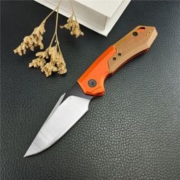 KS 7851 Launch 19 AUTO Knife Folding Knife 3.3" D2 Two-Tone Clip Point Blade Aluminium Alloy Handles Tactical Knife Camping EDC Tool Pocket Knife Automatic Hunting Knives