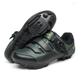 Cycling Shoes Sneaker MTB Men Sports Mountain Bike Self-locking Cleats Off Road Bicycle Boots SPD Trail Flats Clip