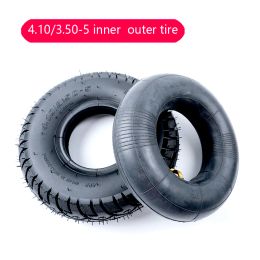 12 inch Thickened Non-slip and wear-resistant tyre 4.10/3.50-5 Tire and Inner Tube for Mini Quad Dirt Bike Scooter ATV Buggy