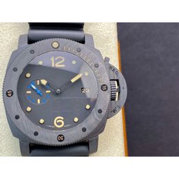 Luminous 47Mm Mechanical Date Pam961 Pam616 Military Watch Men Carbon Case Pam1039 Automatic Watchs VS Pam1616 SUPERCLONE Fibre Power Designer Pam979 512 12