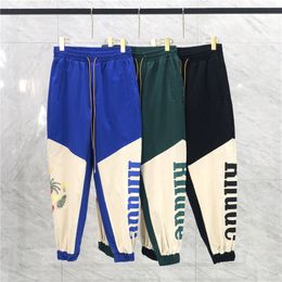 22fw Spring Summer Europe America High Quality Pants Patchwork Leggings Plus Size Clothing 232T