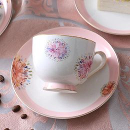 Cups Saucers Japanese Coffee Cup And Saucer Set Eco Friendly Cherry Blossom Modern Porcelain Tazas Originales Travel Tea Mug BD50CS