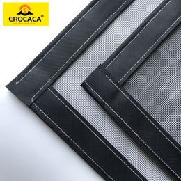 EROCACA Black Insect Window Screen Mesh,Indoor Anti Fly Curtain Tulle Summer Invisible Anti-Mosquito Removable Washable Net