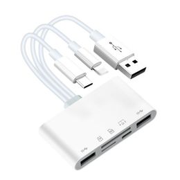 Suitable for iPhone tablet card reader iPhone15type-c to read SDTF memory card USB adapter cable