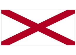 new State Flag AL State Flag 3x5FT banner 100D 150X90CM Polyester brass grommets custom flag EWE73755610826
