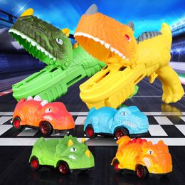 Montessori Dinosaur Toys Car Tyrannosaurus Creative Parent Animal Child Interactive Games Children Car Birthday Gifts New