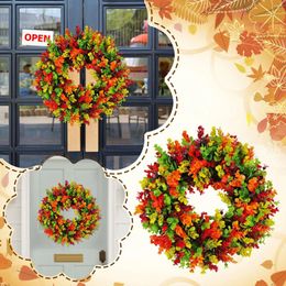 Decorative Flowers Simulation Summer Pendant Colourful And Door Front Wreath Colour Spring Wall Welcome Light Up Sign
