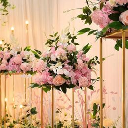 Decorative Flowers Artificial Flower Wedding Arch Ball Decoration Party Stage Background Wall Road Guide