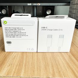 240W PD Kable do iPhone 15 Pro Fast ładowanie 2M 6 stóp USB C do typu C Plekoczony kabel Apple Cords Szybki iPhone ładowarki kabel iPhone Cable 15 Plus Pro Max