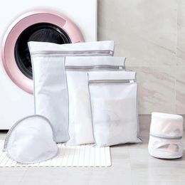 Laundry Bags 5Pcs/Set Bag Hamper Net Mesh Lingerie Bra Washing Socks Underwear Clothes Wash Household