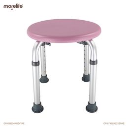 Multifunctional Non-slip Bathroom Chair Stools 7 Gears Height Adjustable Portable Bath Shower Seat Safe Stool Bench Furniture