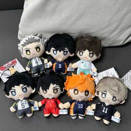 Plush Keychains 10cm Haikyuu Volleyball Anime Plush Doll Shoyo Hinata Tobio Kageyama Tetsurou Kuroo Plush Pendant Keychain Collectible Model Toy S2452803