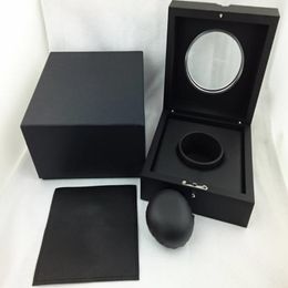 High Quality Mens Womens Watch Box Papers Card Transparent Glass Gift Boxes Automatic Movement Watches Box 252b