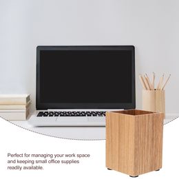 Workspace Organisers Cup Pen Storage Box Makeup Brush Pencil Holder for Classroom