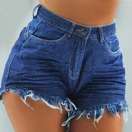 Women's Jeans S M L XL XXL XXXL Denim Shorts For Women Sexy Mini Women'S Tassels Holes High Waist Ripped Short