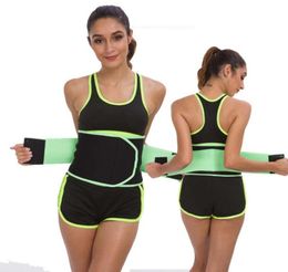 Woman Waist Trainer Belt Neoprene Sweet Sweat Gym Fitness Protective Belt Shaper Waist Cincher Trimmer Tummy Slimming Belt Body Sh9676578