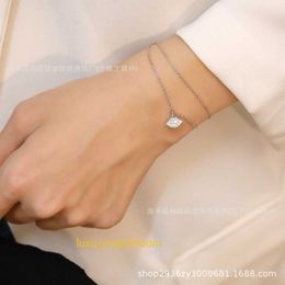 Boagery bracelet designer Jewellery CNC Small Skirt Bracelet Womens New Full Diamond Fan Bracelet 18K Rose Gold Fan Bracelet
