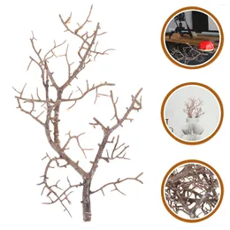 Decorative Flowers 6 Pcs Artificial Branches Fake Dry Decors Plants Vase Decorations Twigs Antler Shaped Tree Headband