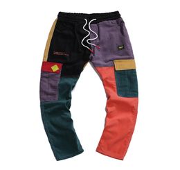 MUQGEW Streetwear Cargo Pants Casual Joggers Black Fashion Men039s Sport Jogging Pocket HipHop Zipper Sport Casual Jeans Pant7437696