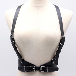 Belts Fashion Pu Leather Body Bondage Female Punk Style Harajuku O-Ring Garters Belt Cage Sculpting Harness Waisband Strap Suspenders 222u