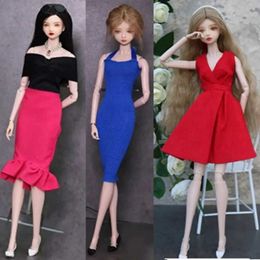 Doll Apparel 11.5 Fashion Doll Elegant Party Clothes Dresses For 30cm Doll Casual Wears For 1/6 BJD Doll Princess Skirt DIY Doll Accessories Y240529