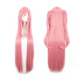 100cm Serafão do final Krul Tepes cos Pink Anime Cosplay Wig