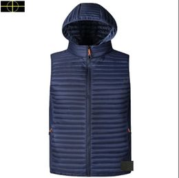 Stone Jacket Island Designer masculino Winter Down Colet Moda Moda Jackets Casal Parka Overdoor Casa de penas quente Multicolor Vest 32