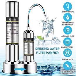 Ultrafiltration Drinking Water Filter System Home Kitchen Water Purifier Filter With Faucet Tap Water Filter Cartridge Kits Firm