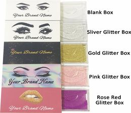 Lash Box with Private Sticker Logo Mink Lashes Customized Label and Designs Used for Mink Lashes Natural 3D Mink Eyelashes False 3654992