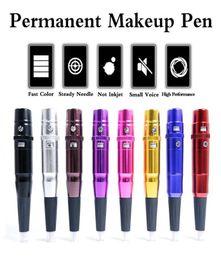 35000RM Dermograph Permanent Makeup Pen 8 Colour Electric Tattoo Machine Microblading Beauty Tool For Eyebrow Eyeliner Lip Guns Ki9724485