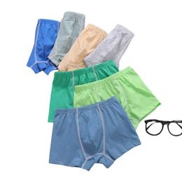 Panties 2pcs/Lot Boys Underwear Soft Breathable Kids Boxer Baby Panties Kawaii Panty Briefs Underpants for 2-12Yrs Y240528