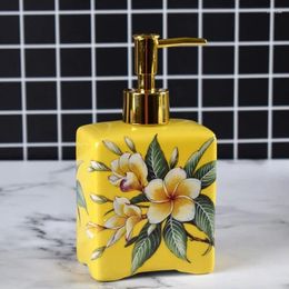 Liquid Soap Dispenser European Ceramics Bottle Bathroom Accessories Foam Kitchen Lotion Hand Sanitizer Storage Shampoo