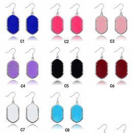 Dangle & Chandelier Acrylic Geometric Statement Earrings For Women Big Long Solid Colour Drop Fashion Ethnic Designer Jewellery Bk Deliv Dh9Ig