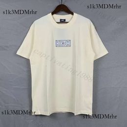 Kith Shirt Designer T Shirt Short Sleeve Luxury Major Brand Rap Classic Hip Hop Male Singer Wrld Tokyo Shibuya Retro Brand T-Shirt US Size S-Xl Kith 573