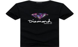 3D Diamond men short sleeve t shirt skateboard fashion brand clothing hip hop camisetas mens tops streetwear tee shirt homme7838374