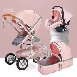 2024 2 in 1, baby carriage,travel Pushchair, portable two way Newborn pram,High Landscape,Folding stroller NEW F24525 L2405