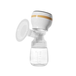 Breastpumps Integrated Breast Pump 4 Modes 9 Suction Levels LED Display Portable Milk Extractor BPA-Free Breastfeeding Milk Collector Q240528