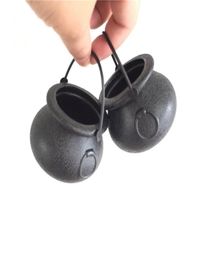 12 pcs Witch Cauldron Bucket Holder Candy Container Halloween Props Party Decor Y2010065073052