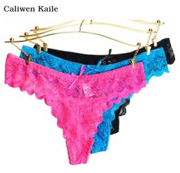 6colors lace Women039s Sexy Thongs Gstring Underwear Panties Briefs For Ladies Tback 2018 New Fashion and 3636306
