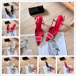 High Heels Dress Shoes Designer Sneaker Sneakers Women Luxury Glitter Rivets Patent Leather Suede Black White Red 6cm 8cm Woman Wedding Shoe With Box 35-42