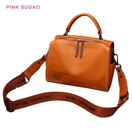 Pink sugao women shoulder bags designer crossbody bag 2020 new fashion tote bag handbag large purse BHP width shoulder strap handbag 216g