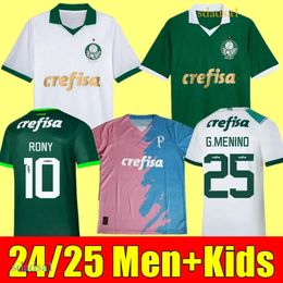 NEW 24 25 Palmeiras soccer jerseys men Home sets kids kit ENDRICK DUDU RONY G.GOMEZ ESTEVAO VEIGA M.LOPEZ MURILO PIQUEREZ football shirt Fans Player version