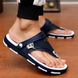 Flip Men Summer Flops Sandals Beach Man Shoes Flat Non Slip Fashion Designer Slippers Rubber Casual Shoe Zapato 251 pers