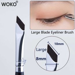 Makeup Tools Big Blade Eyeliner Brush Ultra Thin Fine Angle Flat Eyebrow Brush Under The Eyes Place Makeup Brushes Precise Detail Brush z240529