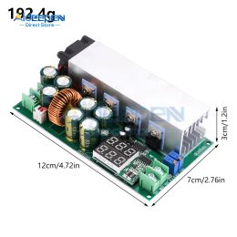 DC-DC High Power 600W Adjustable Step-down Power Supply Module With Fan 12V-75V To 2.5V-50V Buck Converter 25A Constant Current